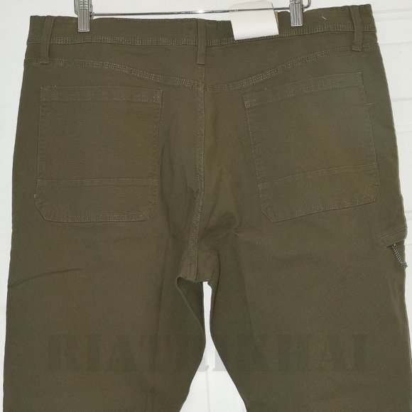 NWT Men’s Trevorland Flex Utility Pant Weatherproof Vintage Green - Picture 7 of 9